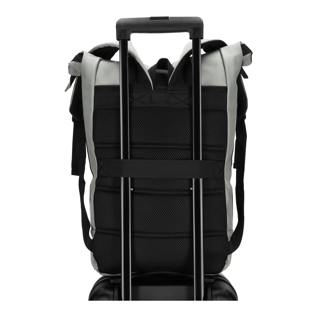 Dull PU Rol Rugtas 2.0 Grijs van NORLÄNDER, productfoto 6
