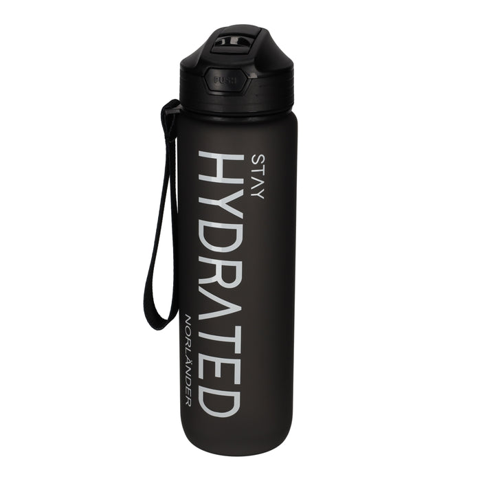 Waterfles Hydrated Zwart – NORLÄNDER