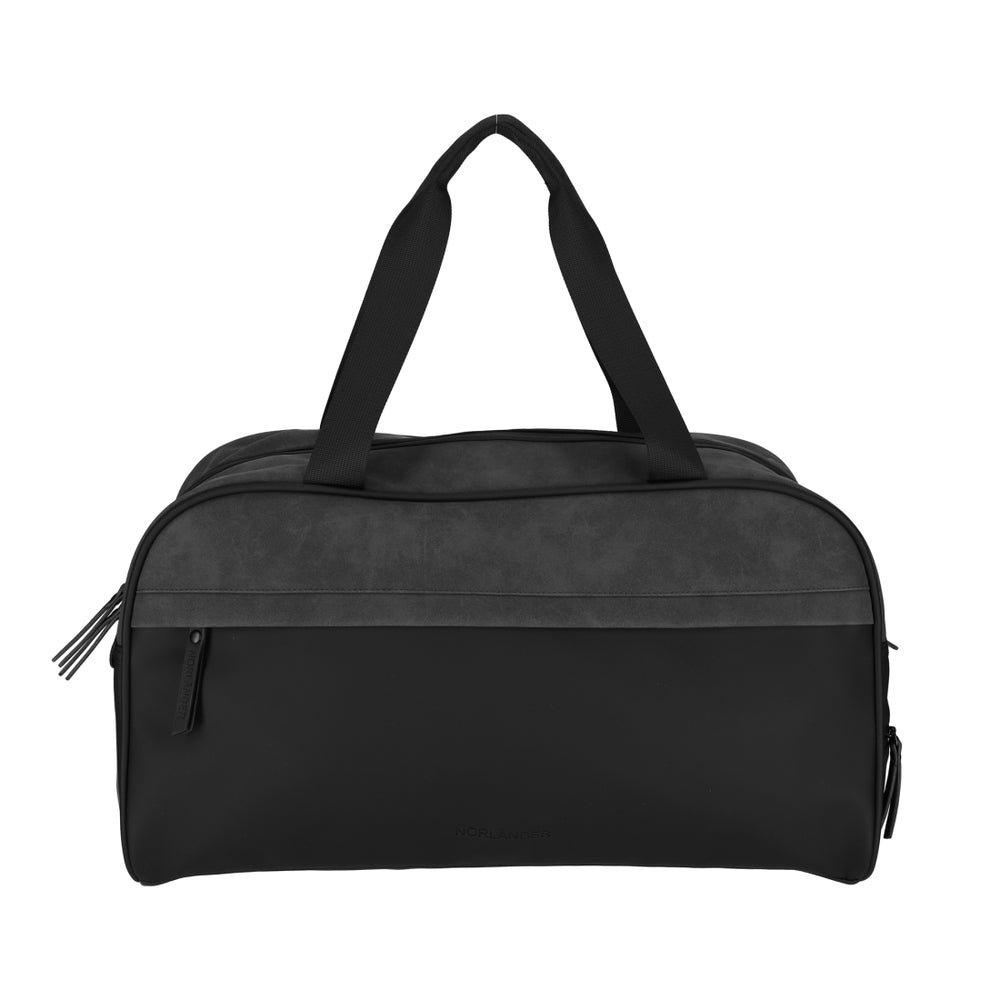 PU Retro Sporttas Napolitana Zwart van NORLÄNDER, productfoto 2