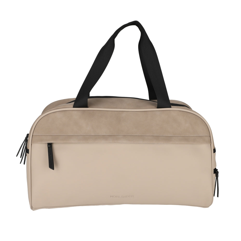PU Retro Sporttas Napolitana Taupe van NORLÄNDER, productfoto 2