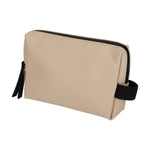 Dull PU Toilettas Met Reisset Eco Lining Taupe van NORLÄNDER