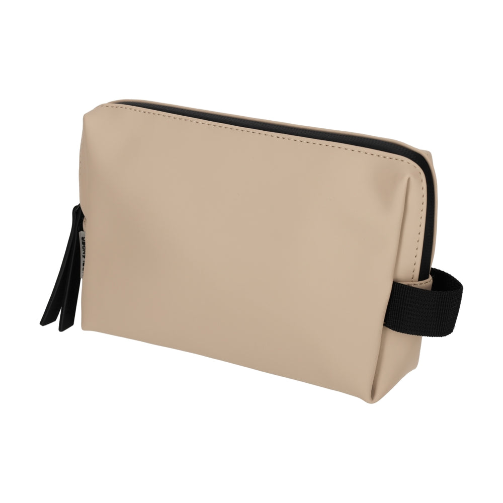 Dull PU Toilettas Met Reisset Eco Lining Taupe van NORLÄNDER