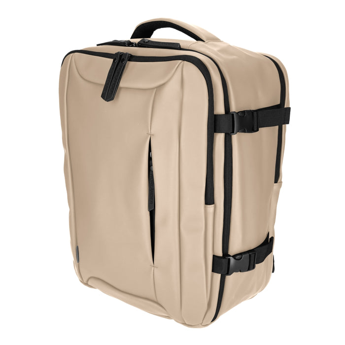 Dull PU Underseater Rugtas Eco Lining Taupe – NORLÄNDER