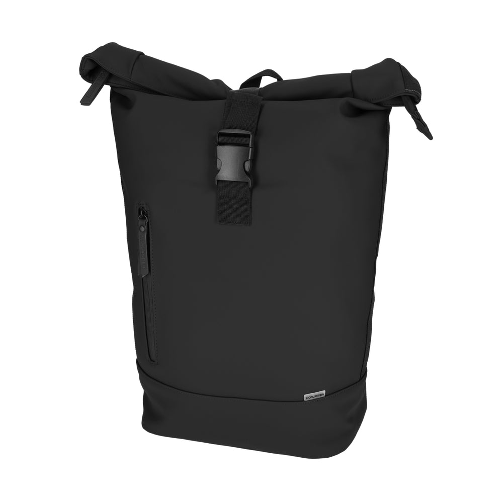 Dull PU Rol Rugtas Eco Lining Zwart van NORLÄNDER, productfoto 2