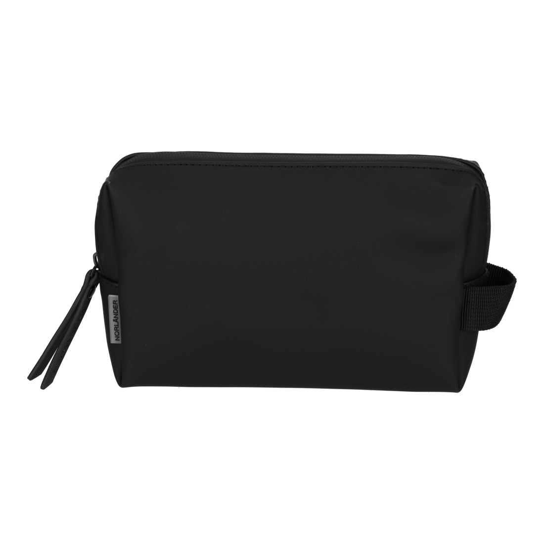 Dull PU Toilettas Met Reisset Eco Lining Zwart van NORLÄNDER, productfoto 3