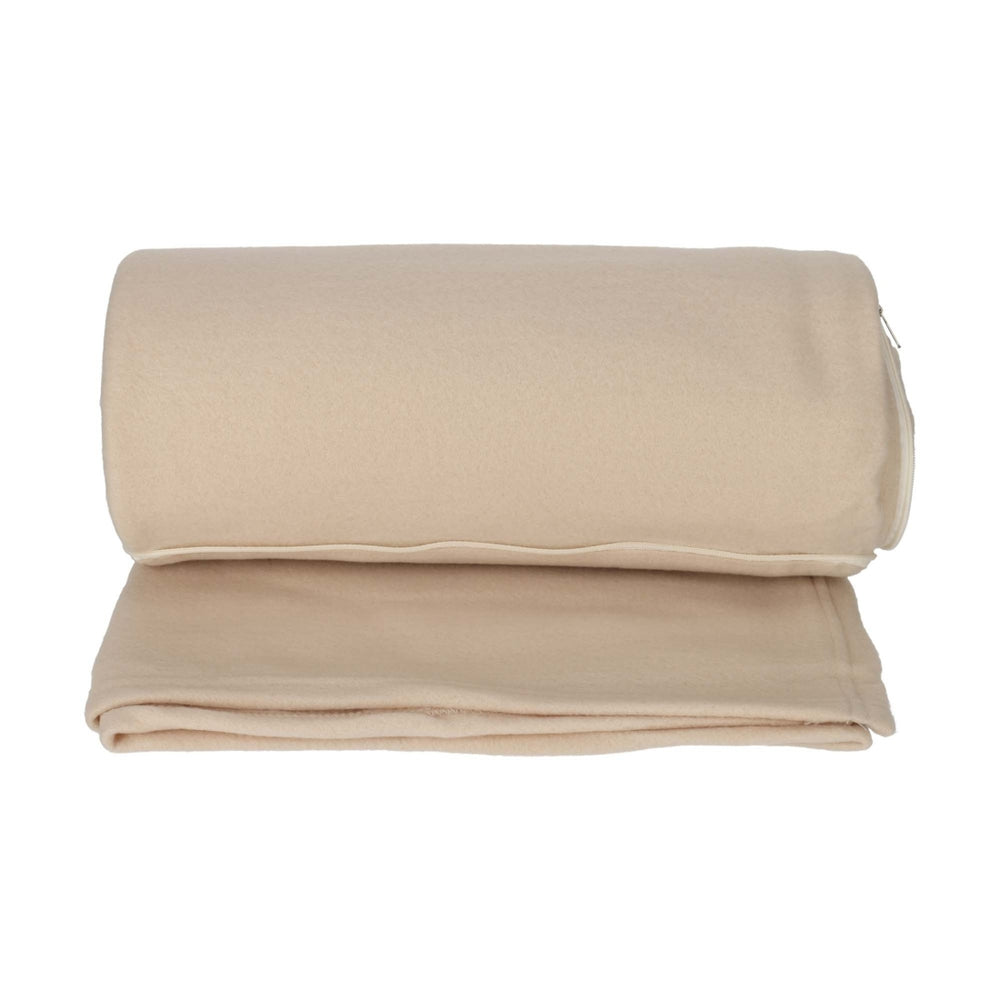 2-in-1 Reis Kussen/Deken Beige van NORLÄNDER, productfoto 2