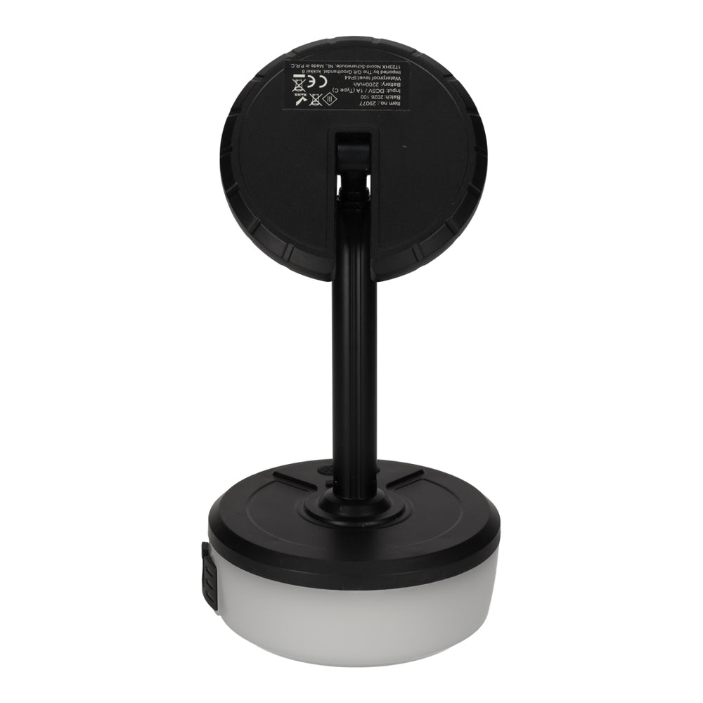 2-in-1 Uitschuifbare LED Lamp & Slinger Zwart van NORLÄNDER, productfoto 3