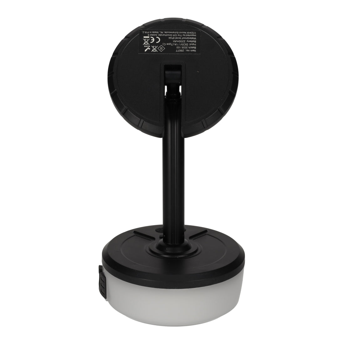 2-in-1 Uitschuifbare LED Lamp & Slinger Zwart van NORLÄNDER, productfoto 3