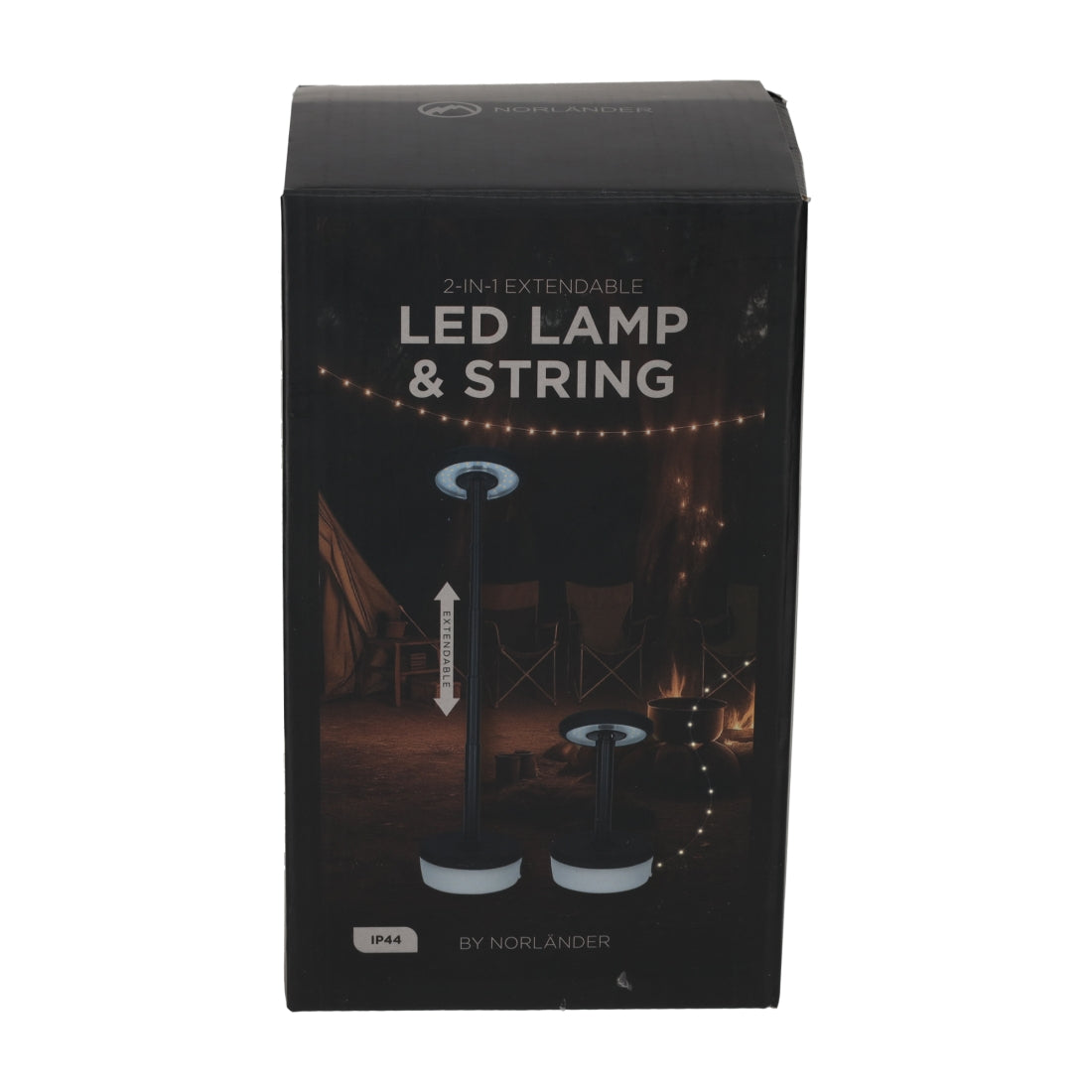 2-in-1 Uitschuifbare LED Lamp & Slinger Zwart van NORLÄNDER, productfoto 9