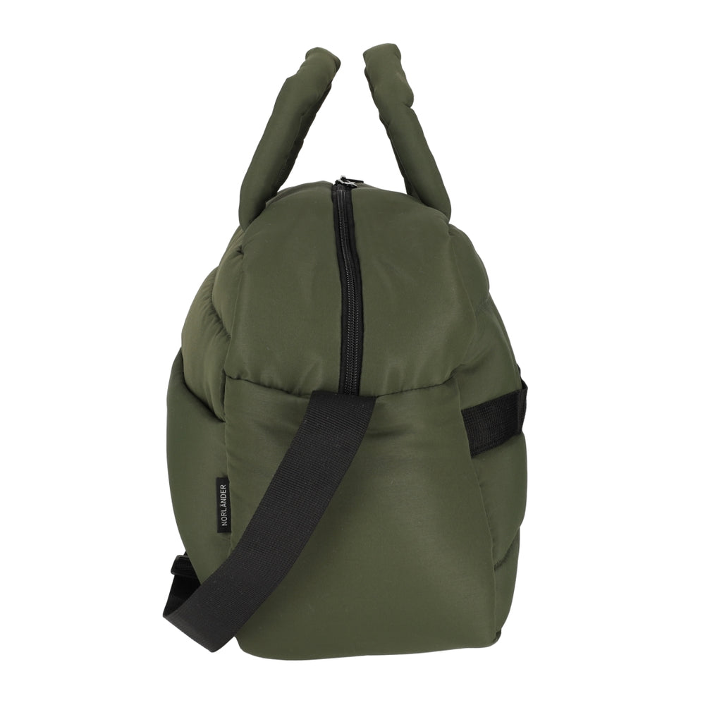 Padded Weekendtas Groen van NORLÄNDER, productfoto 4
