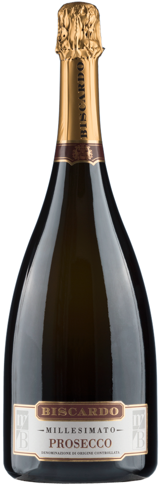 Prosecco Biscardo Spumante DOC MAGNUM, fles
