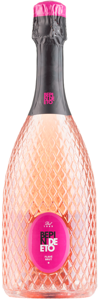 Bepin de Eto Flave ROSATO Spumante Mill. DOCG, fles