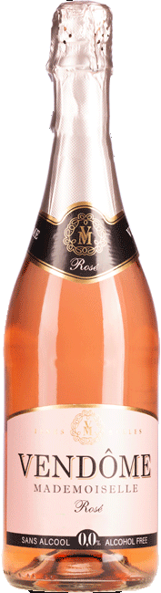 Vendome Rose alcoholvrij mousserend, fles