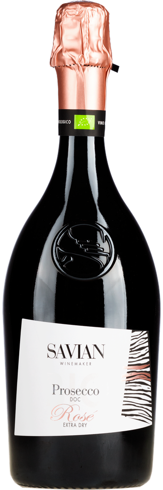 Savian Prosecco Rosato Spumante Extra Dry (Bio), fles