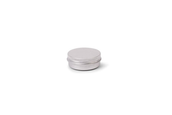 DRA 47.15 Aluminium pot 30 ml – klein rond potje met schroefdeksel