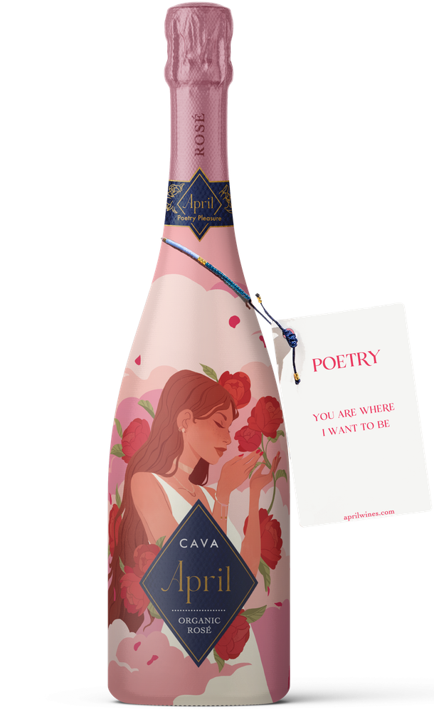 Cava April Brut Rosado (bio), fles