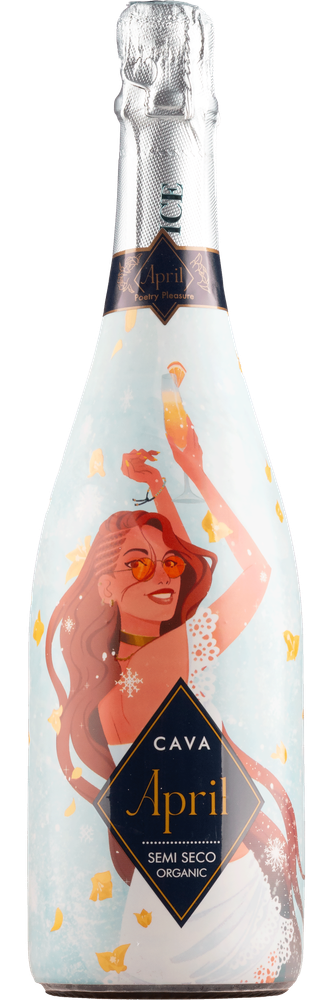 Cava April ICE Semi-Seco (bio), fles