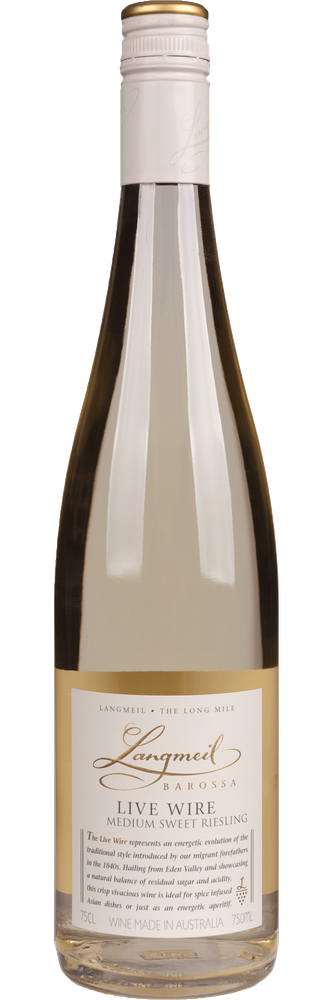 Langmeil Live Wire Riesling Sweet Sparkle, fles
