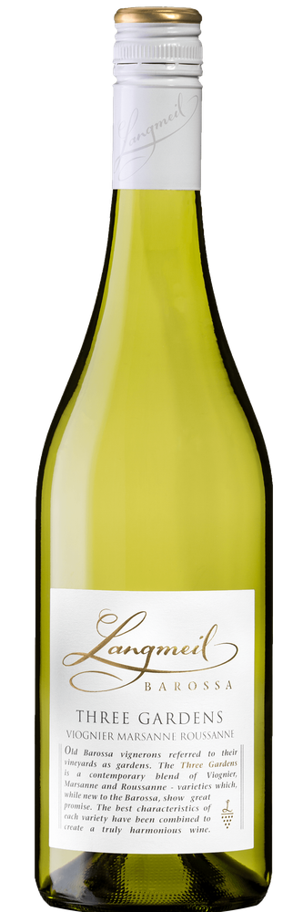 Langmeil Three Gardens Viognier/Marsanne/Roussanne, fles
