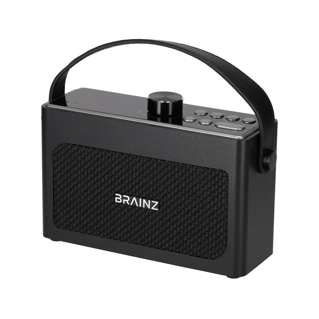 Retro Clock Speaker Zwart van BRAINZ