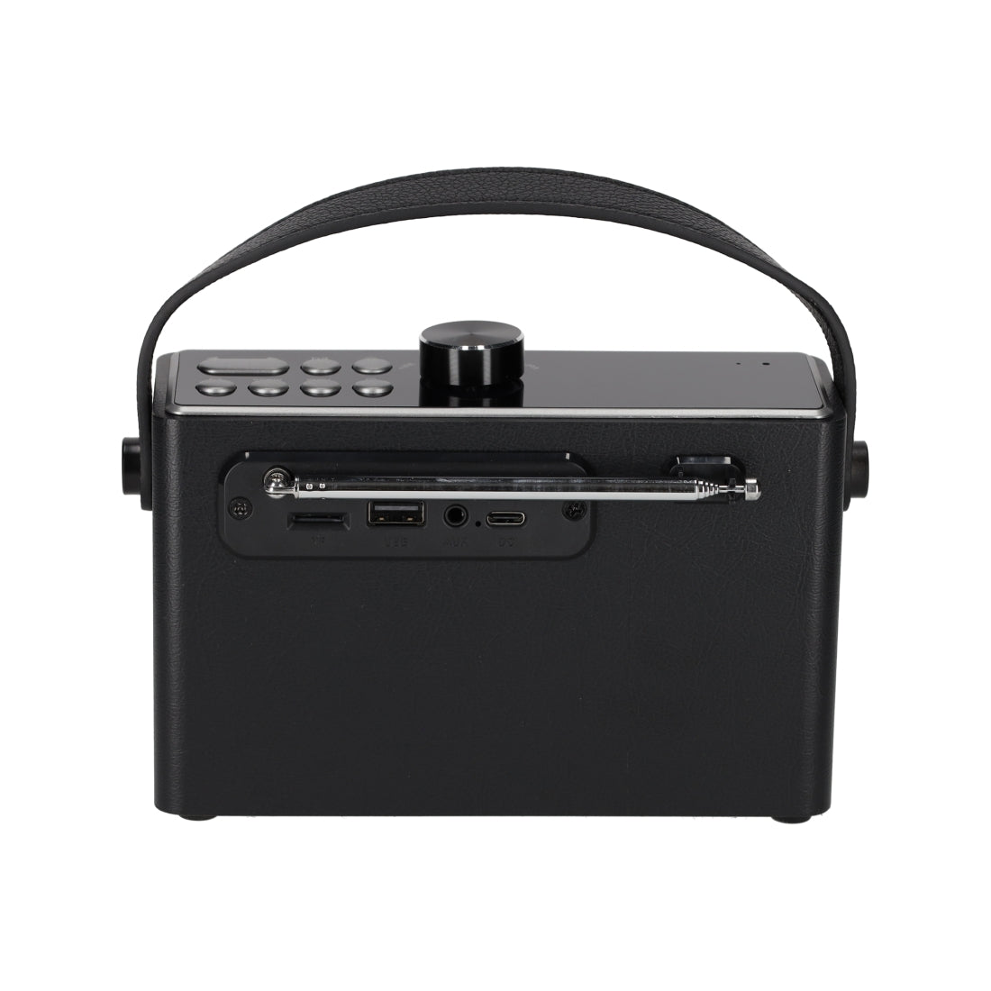 Retro Clock Speaker Zwart van BRAINZ, productfoto 4