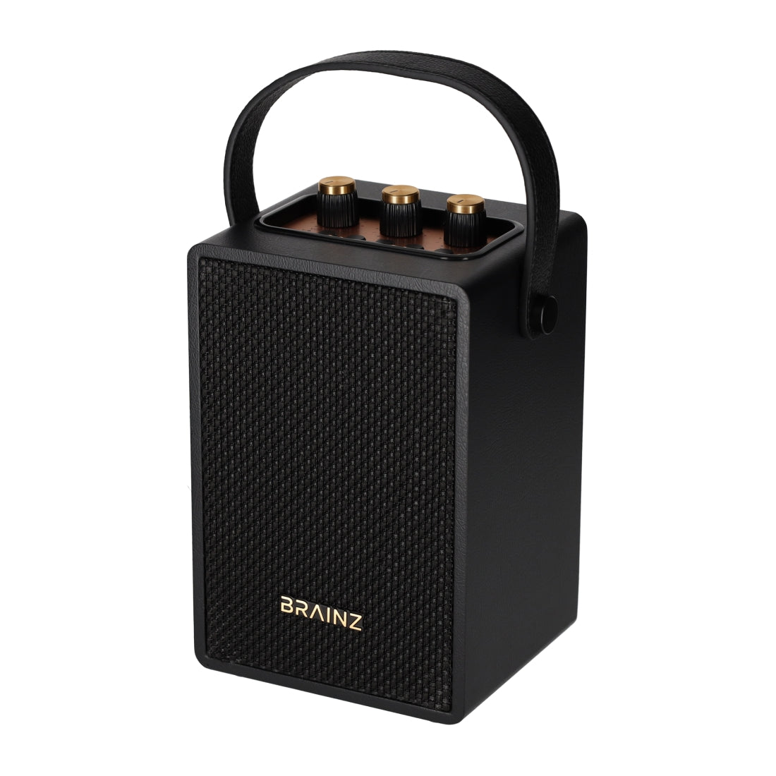 Retro Speaker Zwart van BRAINZ