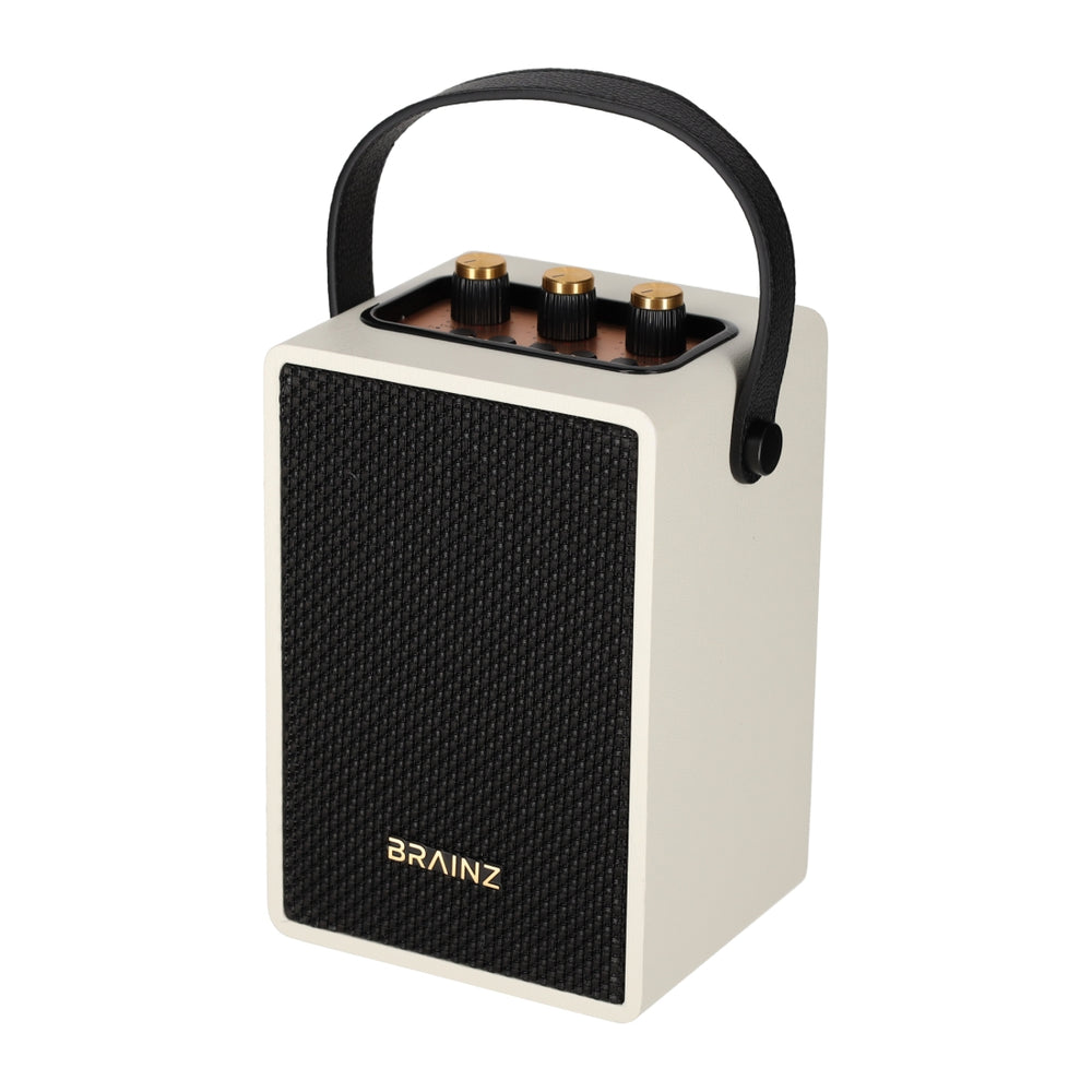 Retro Speaker Wit van BRAINZ