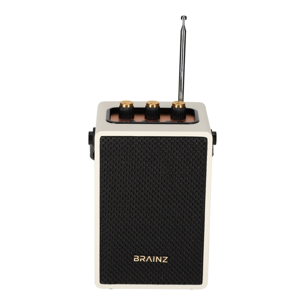 Retro Speaker Wit van BRAINZ, productfoto 3