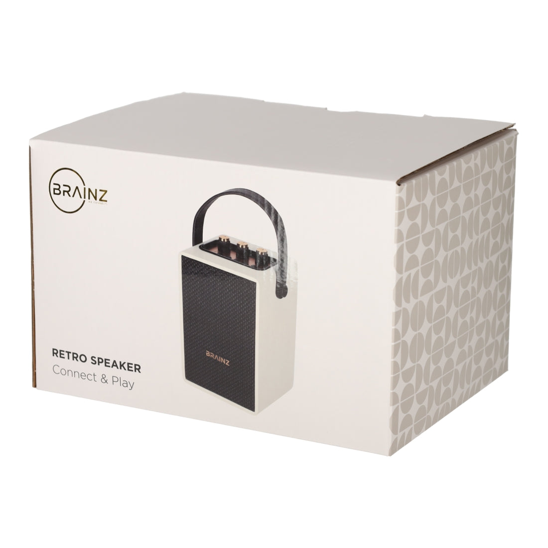 Retro Speaker Wit van BRAINZ, productfoto 6