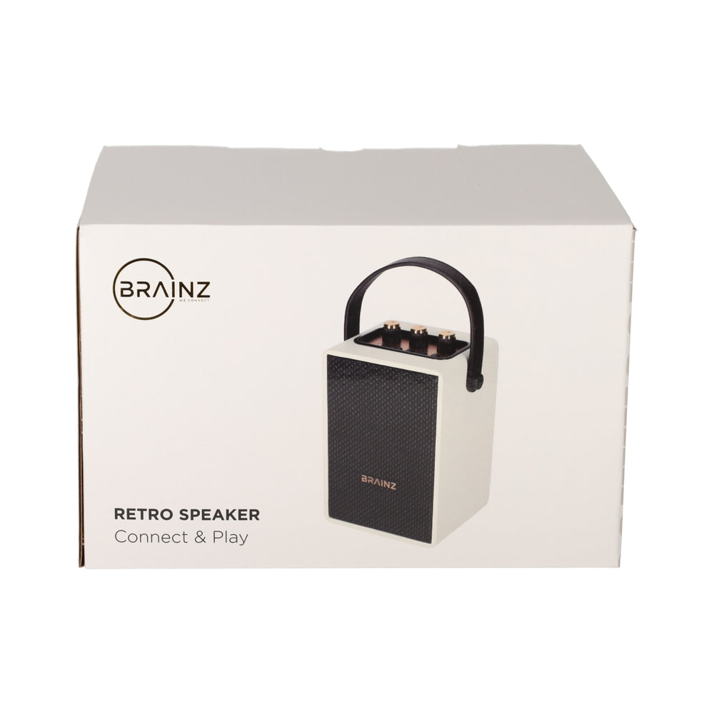 Retro Speaker Wit van BRAINZ, productfoto 7