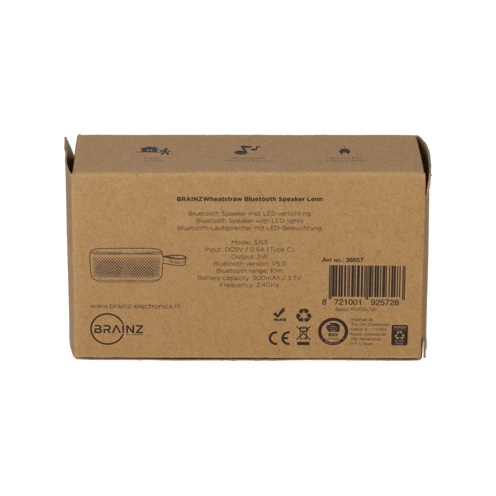 Speaker Lenn Wheatstraw Naturel van BRAINZ, productfoto 7