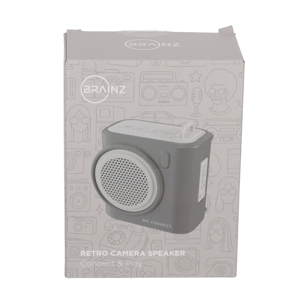 Retro Camera Speaker Grijs van BRAINZ, productfoto 8