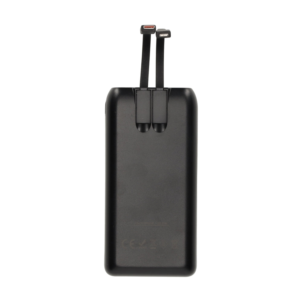 Powerbank Built-in Cables 20.000 mAh van BRAINZ, productfoto 3