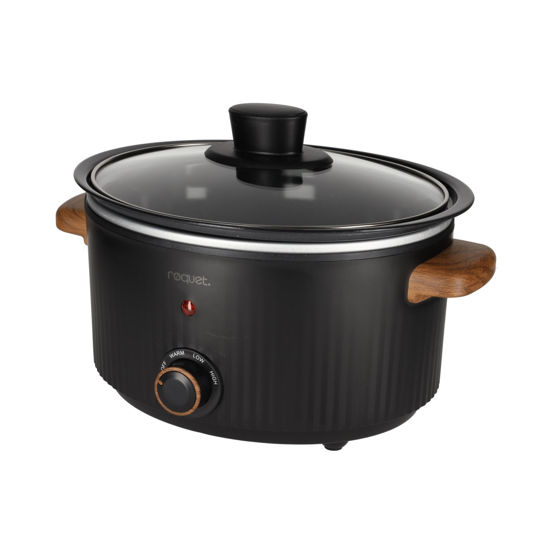 Slowcooker 3L Roots Zwart van RØQUET
