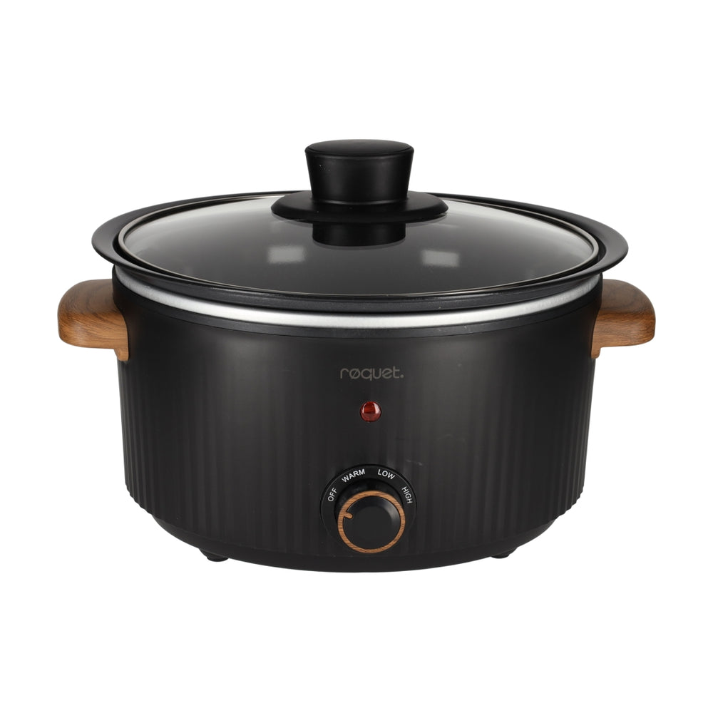 Slowcooker 3L Roots Zwart van RØQUET, productfoto 2