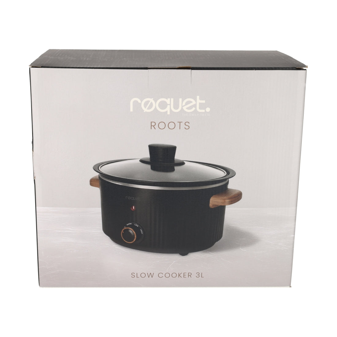 Slowcooker 3L Roots Zwart van RØQUET, productfoto 11