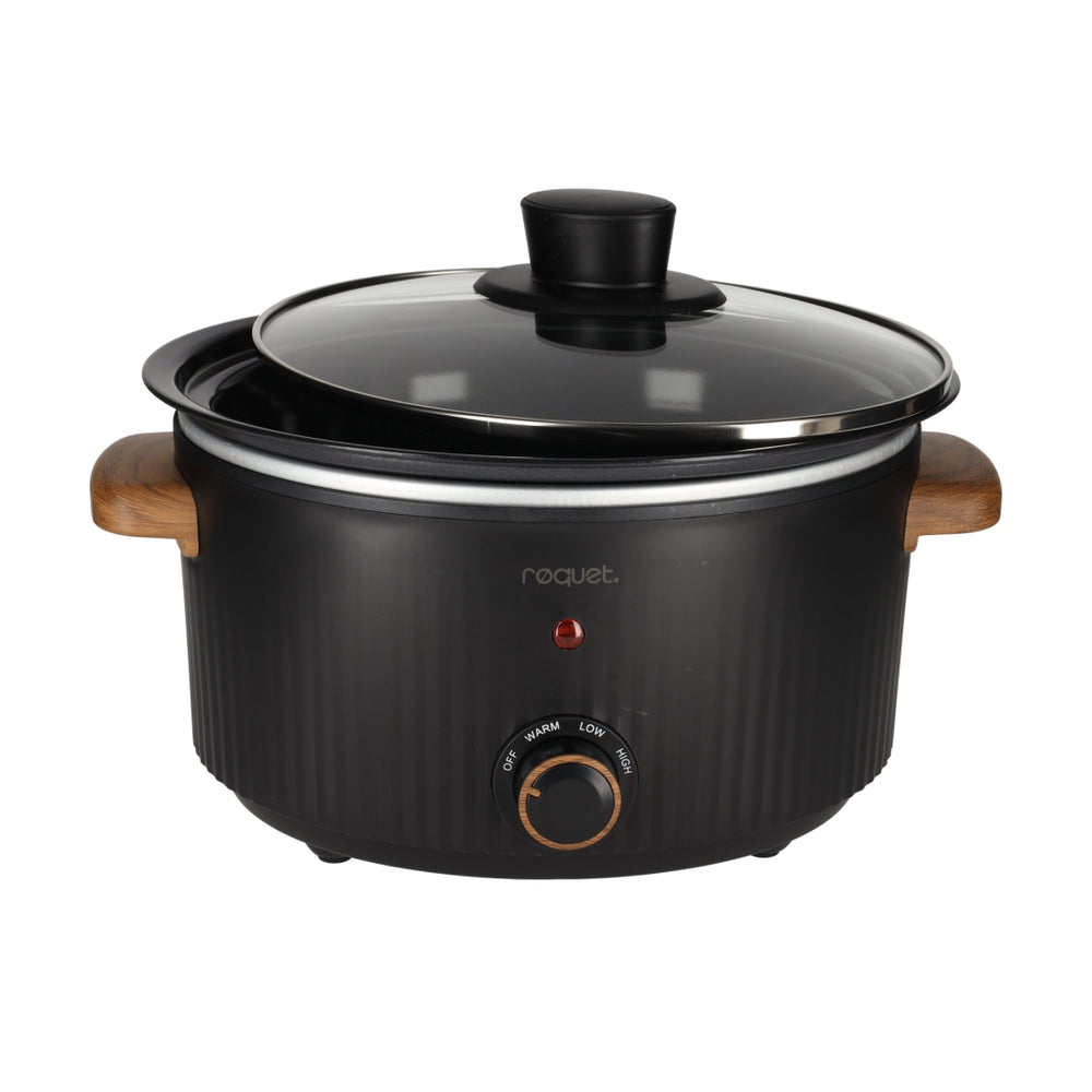 Slowcooker 3L Roots Zwart van RØQUET, productfoto 6