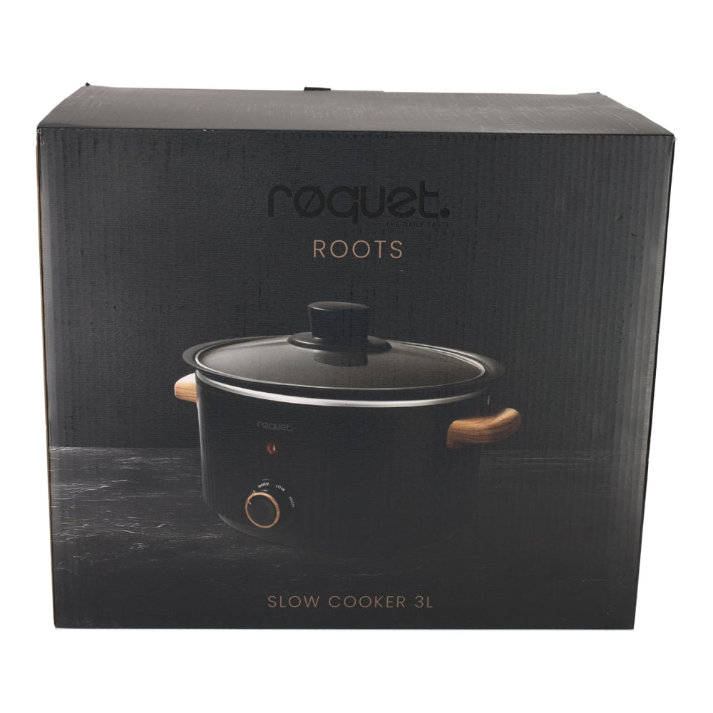 Slowcooker 3L Roots Zwart van RØQUET, productfoto 8
