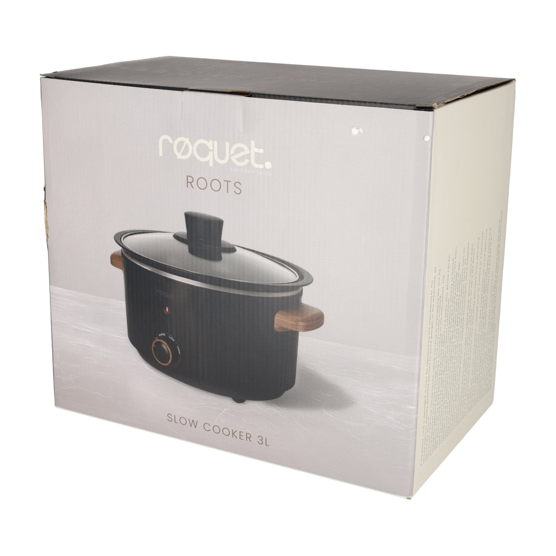 Slowcooker 3L Roots Zwart van RØQUET, productfoto 10
