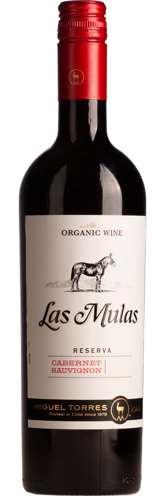 Las Mulas Torres Reserva Cabernet Sauvignon organic, fles