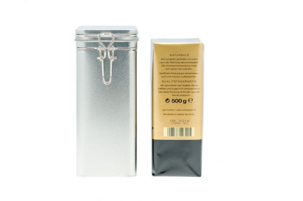 DSA 021  Koffieblik 500g rechthoekig – praktisch en luchtdicht