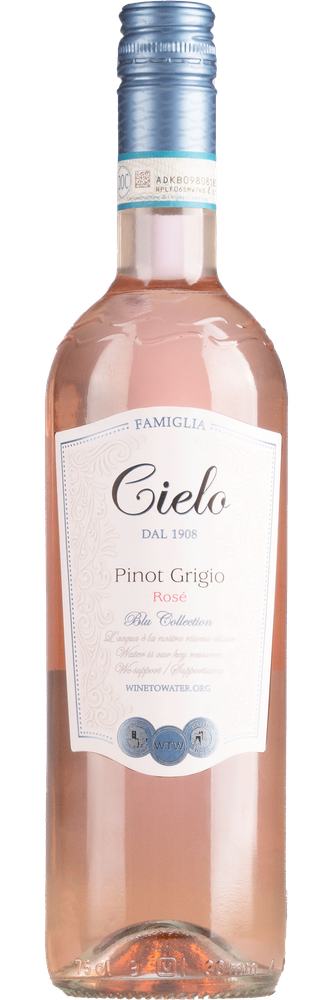 Cielo Pinot Grigio Rose Blush, fles