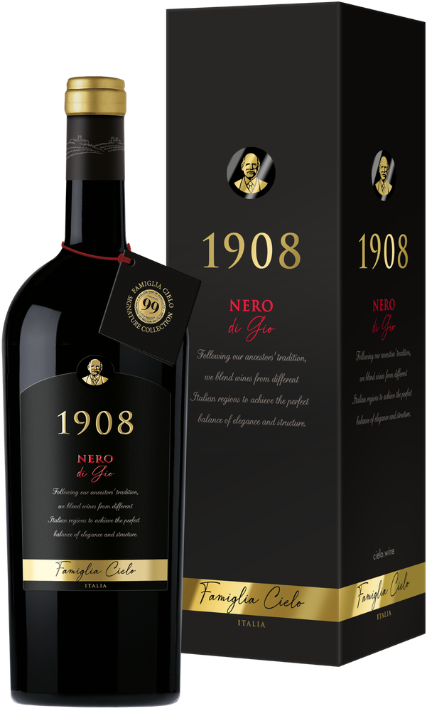Cielo 1908 Nero di Gio Magnum, fles