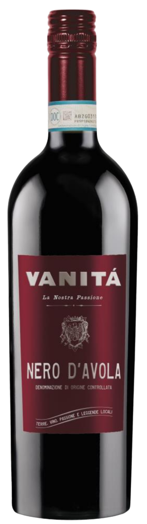 Vanita Nero d'Avola Sicilia IGT (bio), fles