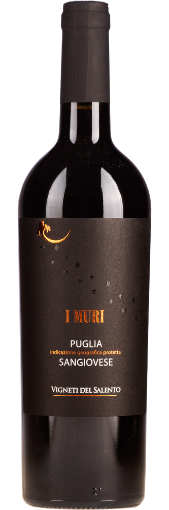 I Muri Sangiovese Puglia Vigneti del Salento, fles