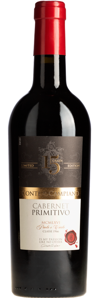 Conte di Campiano Cabernet Sauvignon / Primitivo, fles