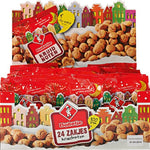 Bolletje Kruidnoten Uitdeelzakjes 100 gram doos met 24 uitdeelzakjes kruidnoten voor Sinterklaasfeest en bedrijfsborrel