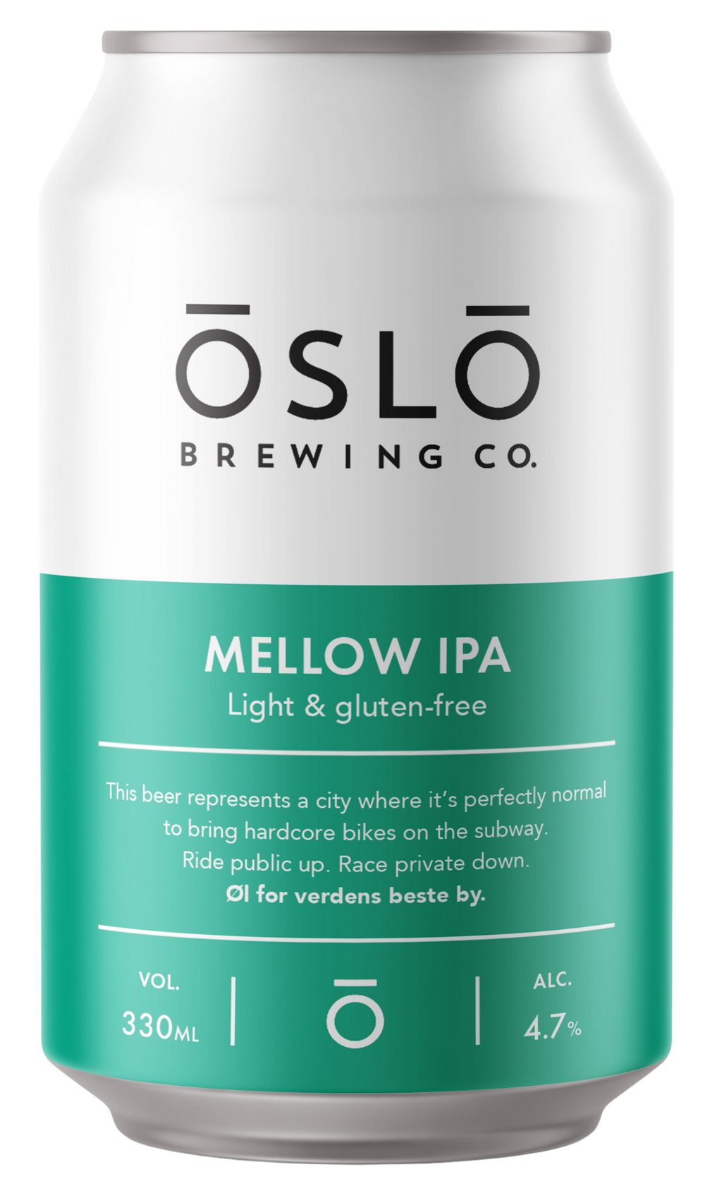 Oslo Brewing Mellow IPA (GF), fles