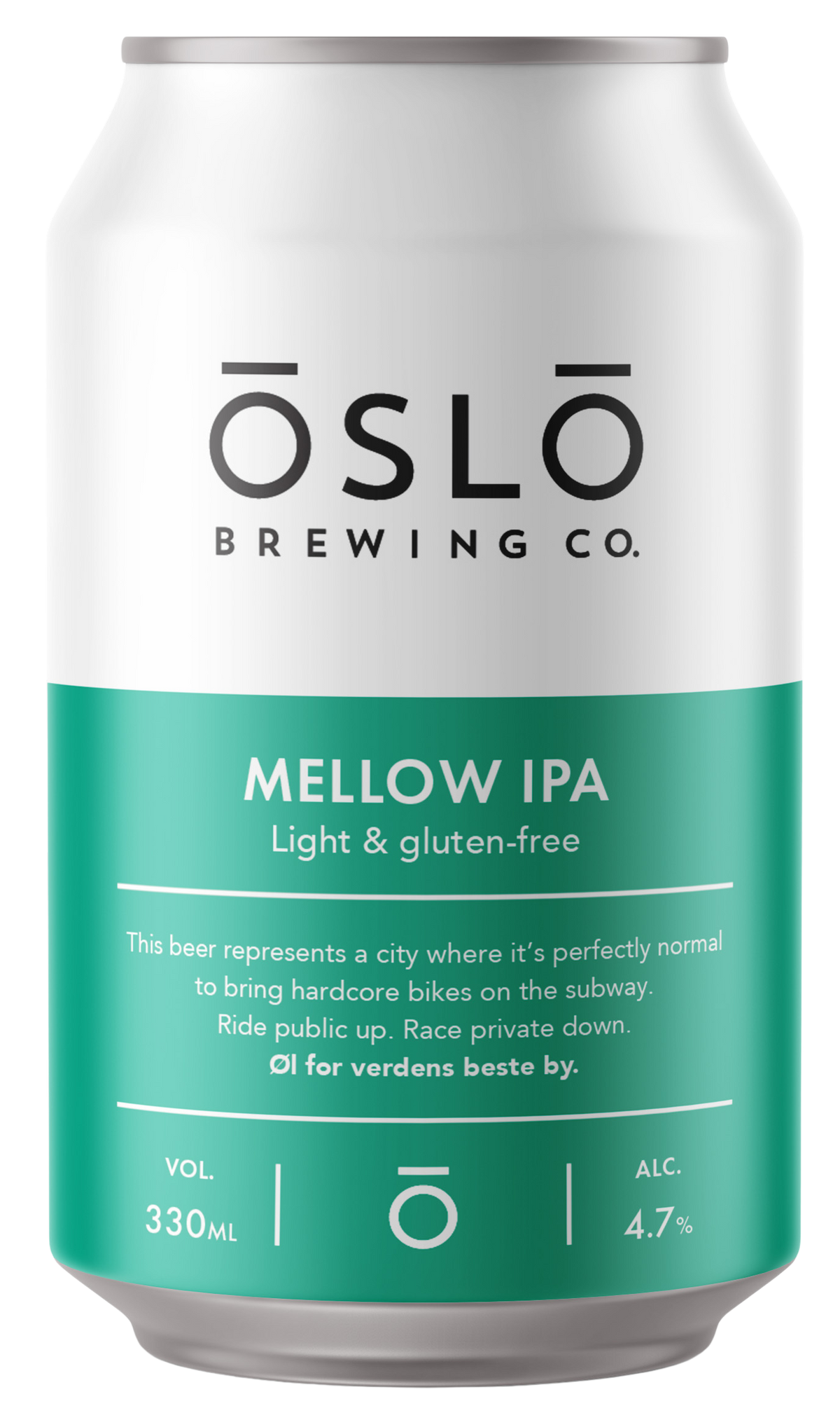 Oslo Brewing Mellow IPA (GF), fles