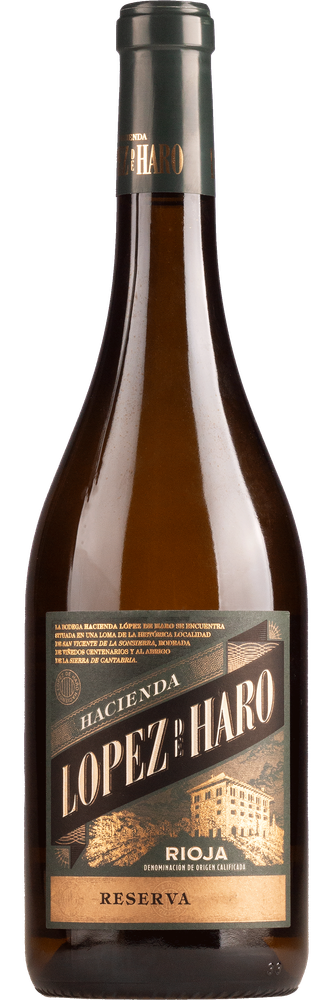 Lopez Haro Rioja Reserva Blanco, fles